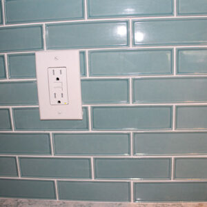 Kelli tile backsplash