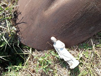 St. Joseph dug up